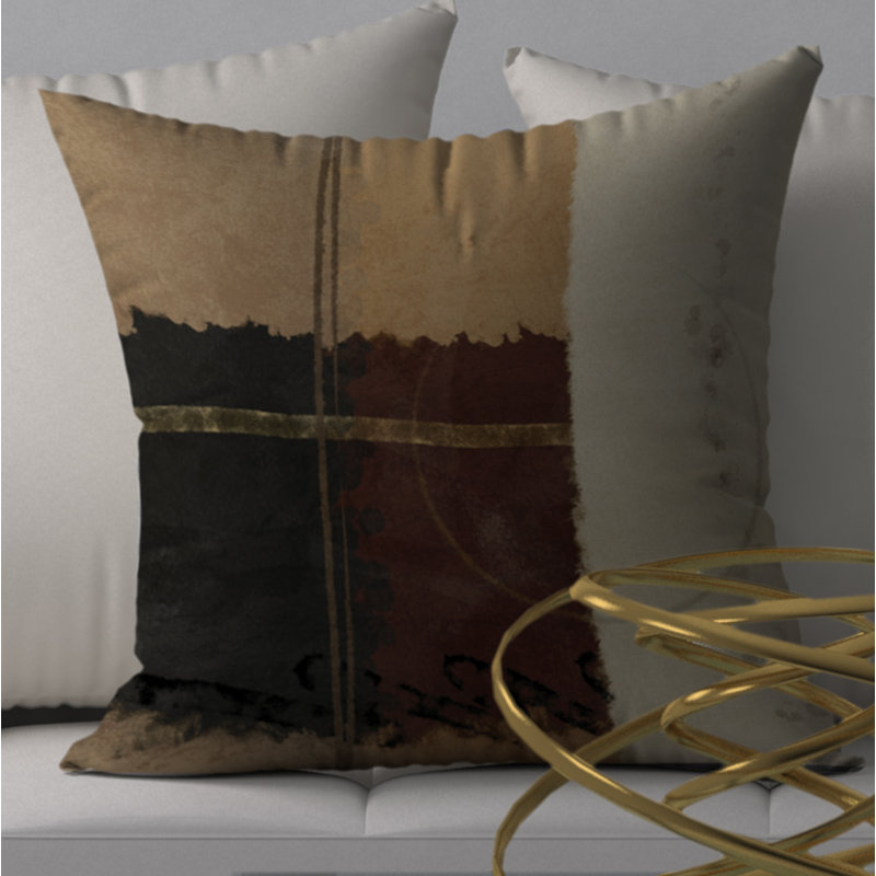 Reversible Throw Pillow, 24" x 24"