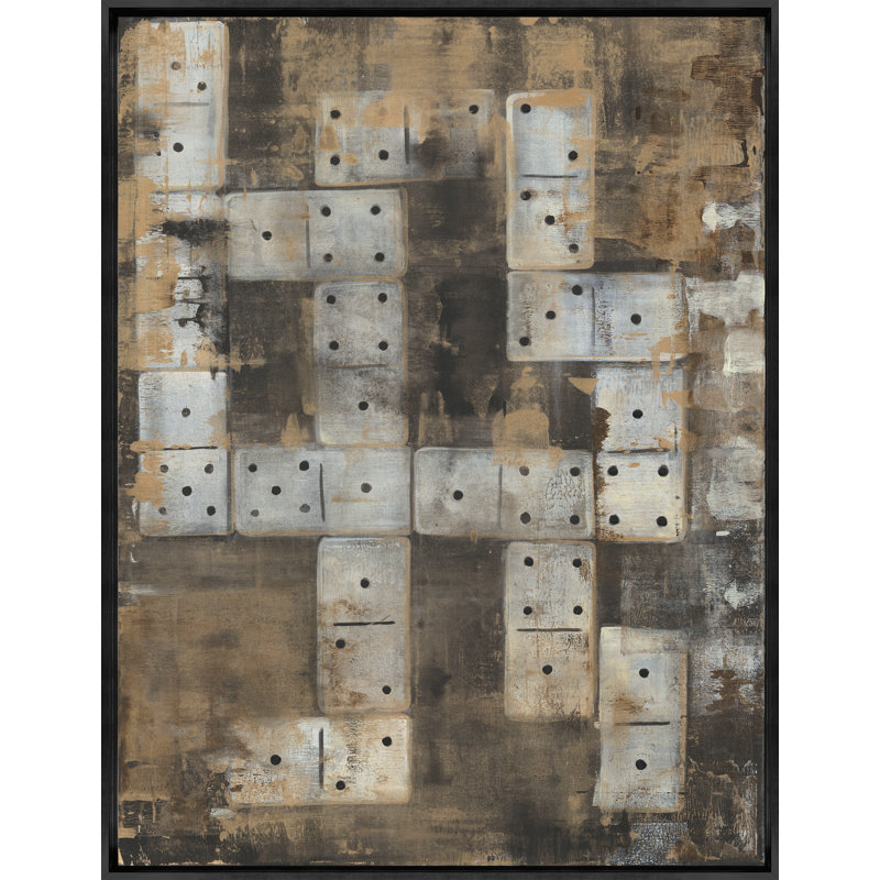 Dominoes Print by David Erickson, 41.5" H x 31.5" W