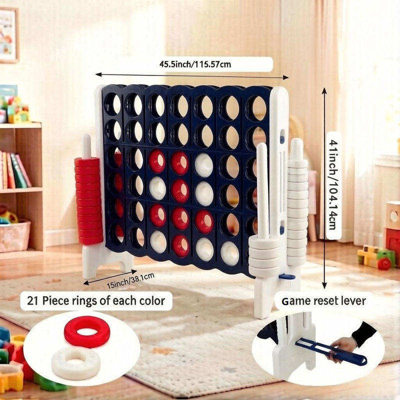 Jumbo 4-to-score Giant Game Set, Navy