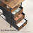2-Drawer Narrow End Table with Storage and Charging Station