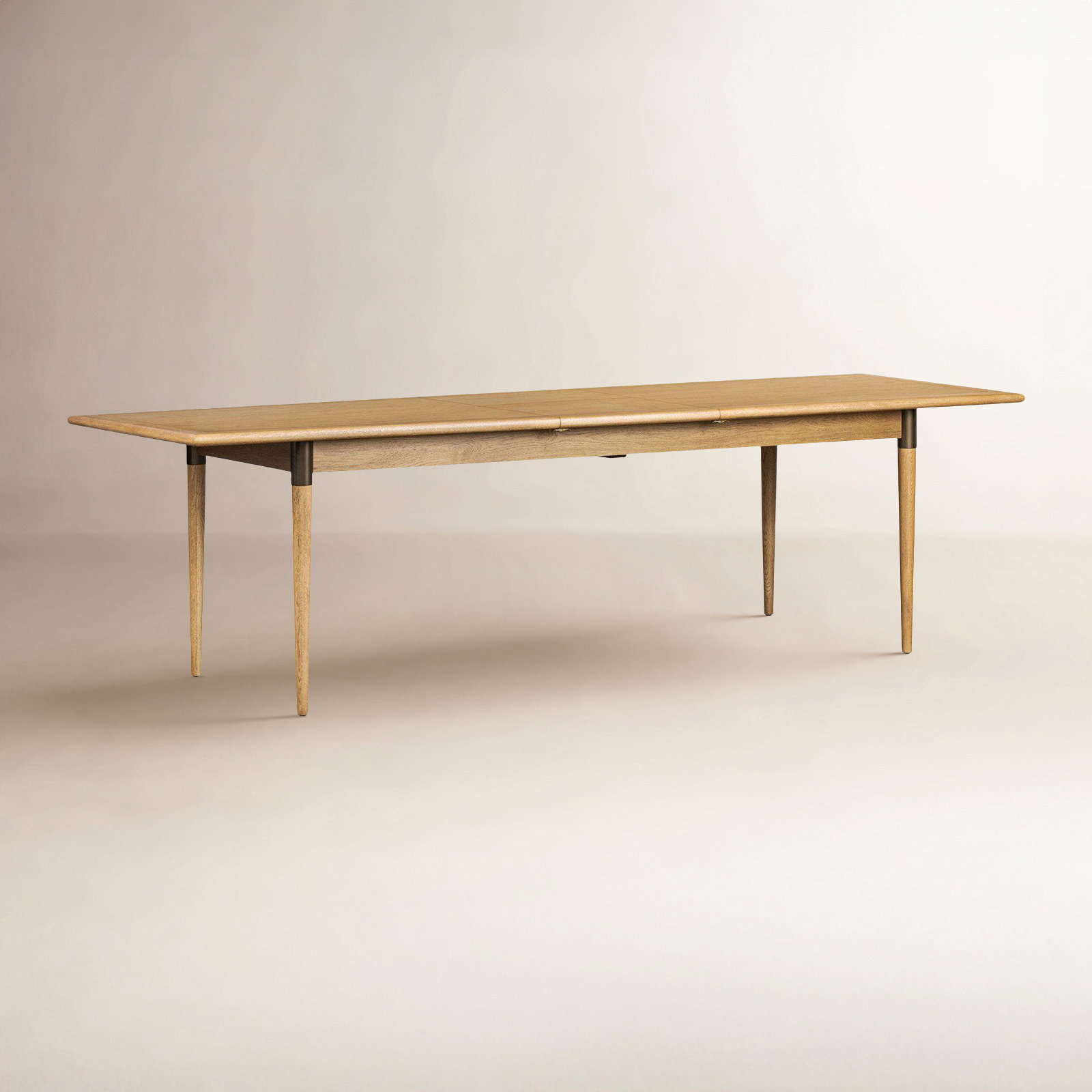 Yanely 84'' Extendable Dining Table, Fawn Oak