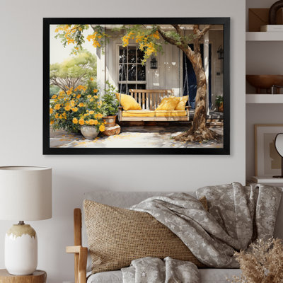 Maryory Farmhouse Yellow Country Comfort III - ferme, art mural