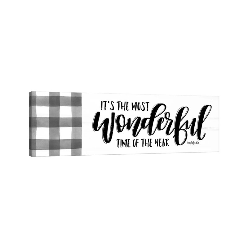 It's The Most Wonderful Time by Imperfect Dust - Wrapped Canvas Panoramic Painting, 30.48 cm H x 91.44 cm W x 1.91 cm D