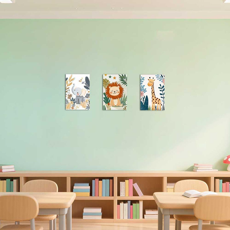 3 Piece Wrapped Canvas Wall Art, 40cm H x 30cm W