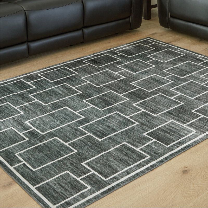 Elderland Washable Medium Rug, Rectangle 5' x 7'