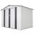 8 X 6 Ft Outdoor Storage Shed, All Weather Metal Sheds With  2 Lockable Doors, Tool Shed For Garden, Backyard, Lawn