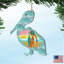 Ornement en forme de pelican paysages