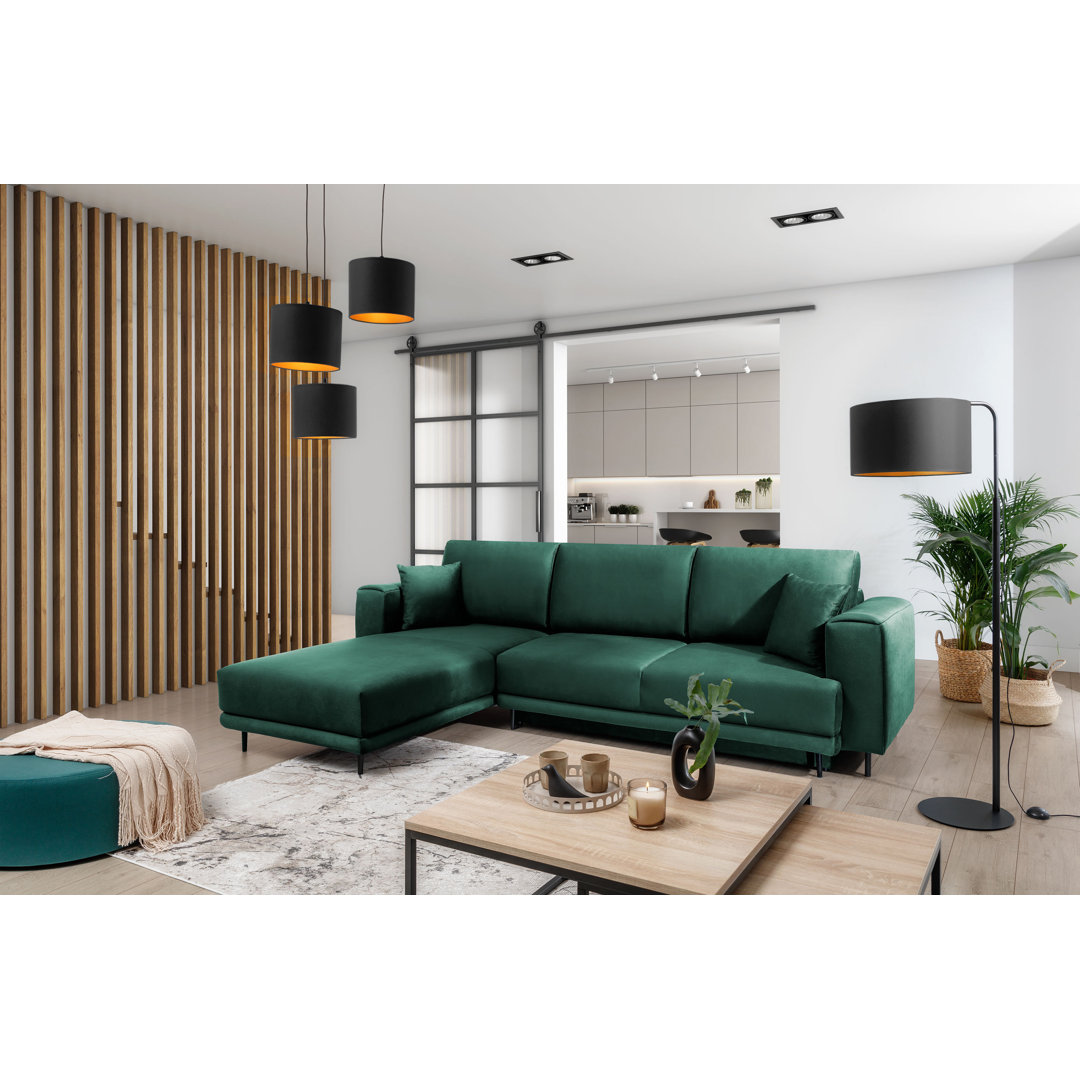 Ecksofa Aecca mit Bettfunktion