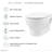 Ivy II Wall-Hung Elongated Toilet Bowl