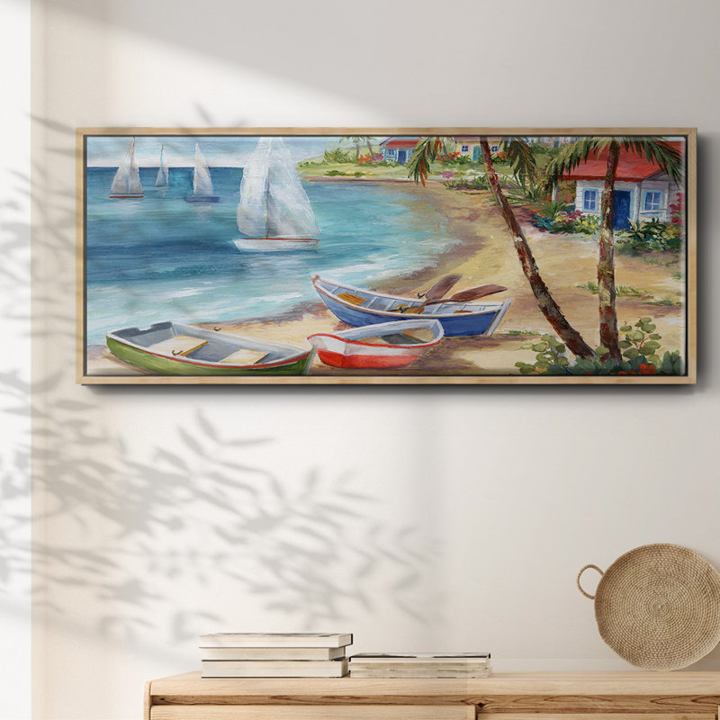Antiqua Holiday- Framed Canvas