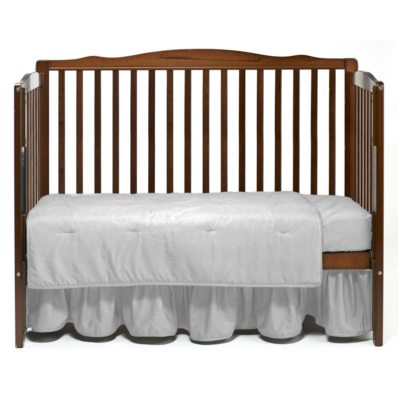 Ensemble de literie pour lit de bébé 3 pièces Bostic, Blanc
