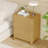 27.56" Fluted 3 Drawers Dresser For Bedroom With Dresser Organizer, Wood Tall Chest Of Drawers & Nightstand-1734419414