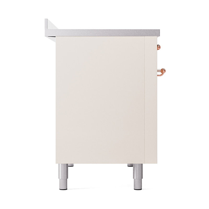 ILVE Nostalgie II Noblesse 48 in Induction Range, Antique White/Copper