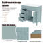 Meuble-lavabo simple 36 po avec plateau en céramique