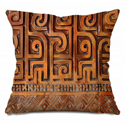  Coussin en coton réversible