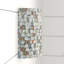 Applique murale à 1 lumière gris clair et crème Oberg