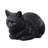 Resting Black Tabby Cat-126248605