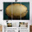 Ensemble de décorations murales géométriques bleu sarcelle-1339855230-1339855219