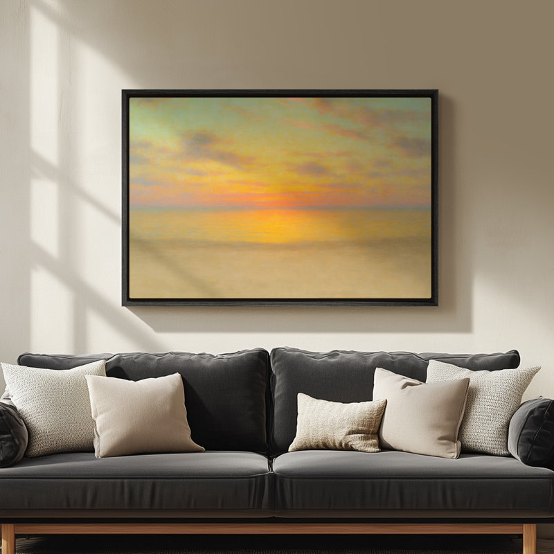 Art mural sur toile encadrée, H 16 po x l 24 po, Black