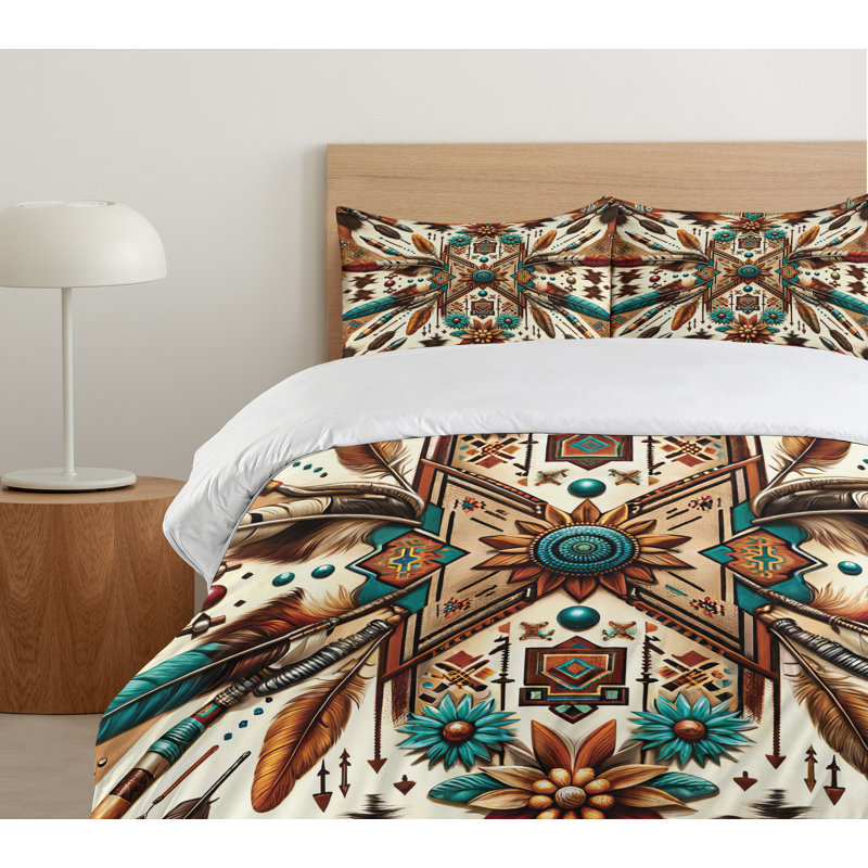 Rustic Duvet Cover, Queen Duvet Cover + 2 Standard Shams