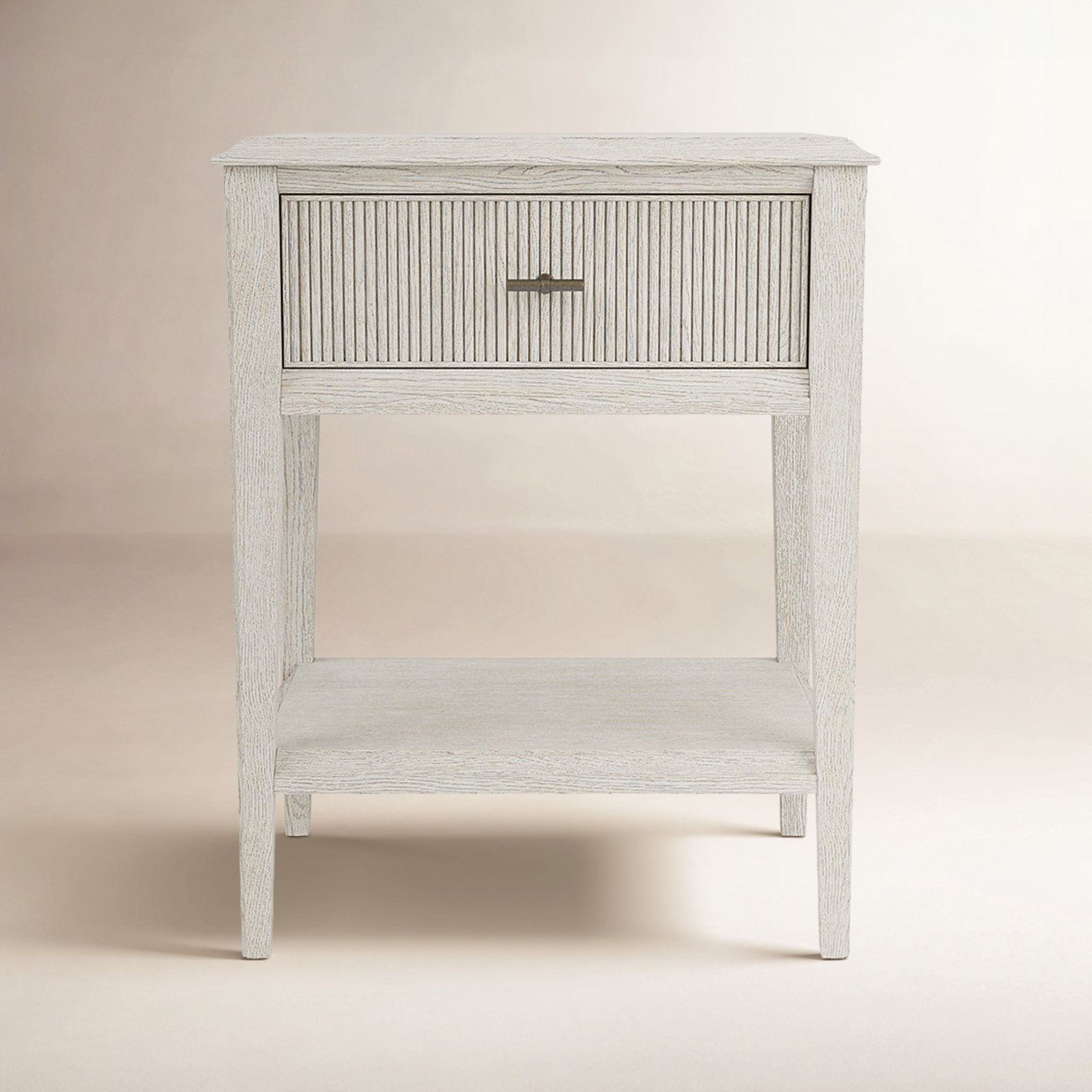 Ashwell 1-Drawer Oak Nightstand