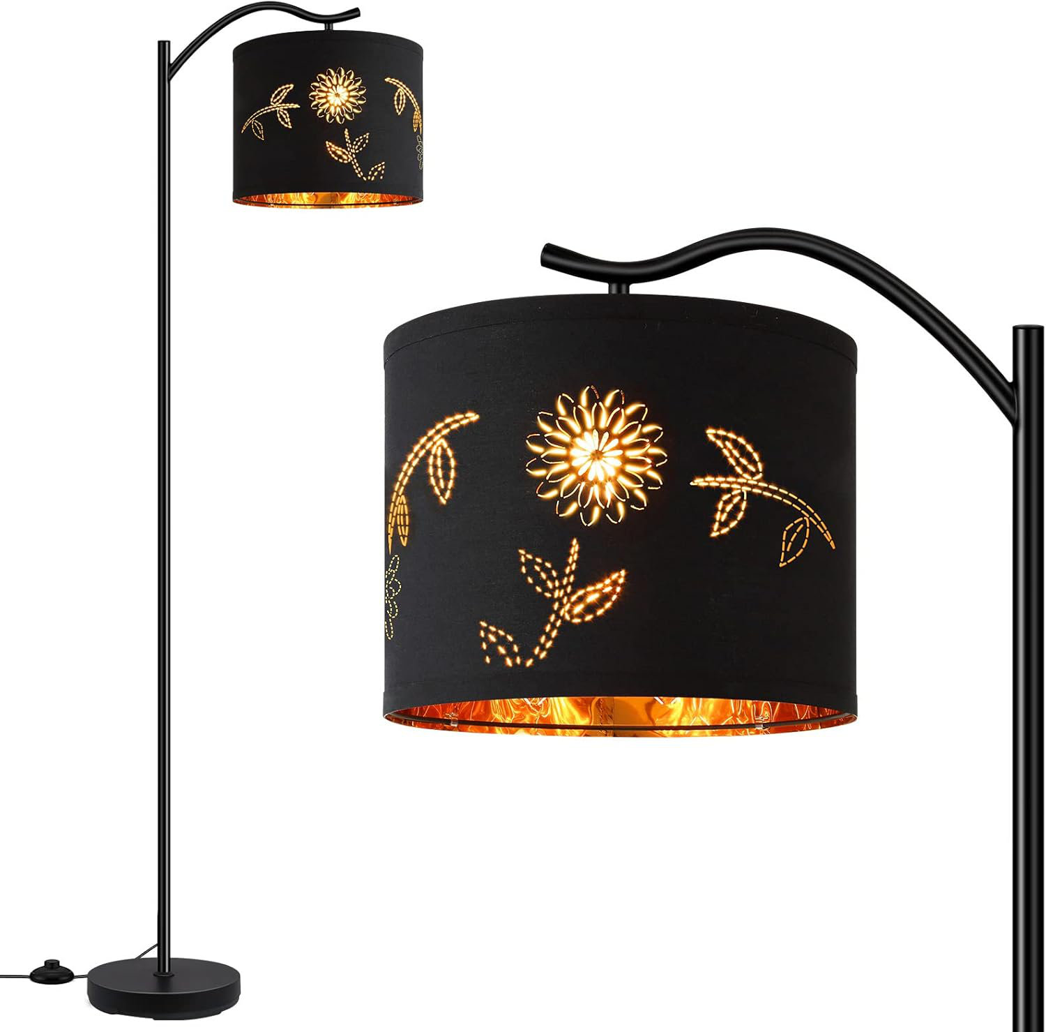 Lark Manor™ Tall Modern LED Arched Floor Lamp | Wayfair