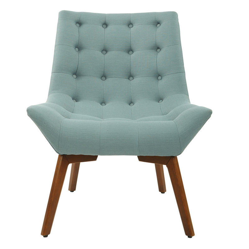 Hummel 28" Wide Tufted Polyester Side Chair, Sea