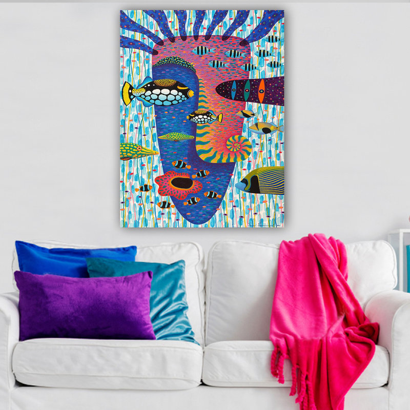 Peinture sur toile tendue