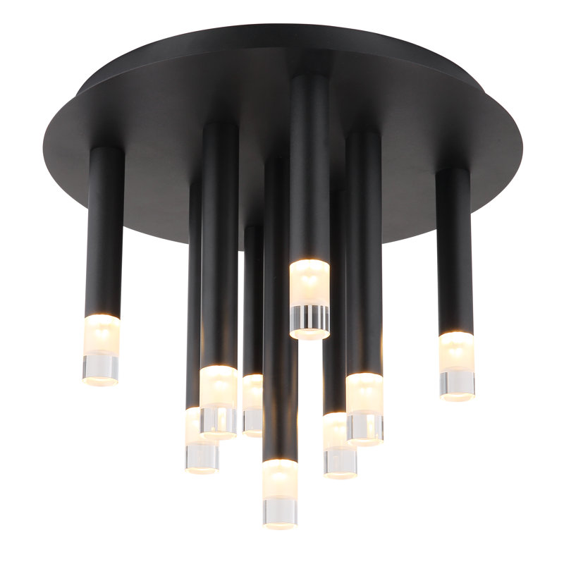 Daviti Flush Mount, Matt black