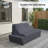 Lavinia 65'' Wide Acacia Loveseat Cover