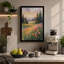 Wildflower Meadow at Golden Hour Boho - Wrapped Canvas-1961762136-1961762138
