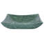 Lavabo de salle de bain vasque rectangulaire en marbre vert foncé 14,75 po Eden Bath