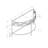 Accent Table, Console, Entryway, Narrow, Sofa, , , Clear Tempered Glass,  Metal, Contemporary,-308400213