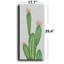 Cactus Bloom, art mural sur toile