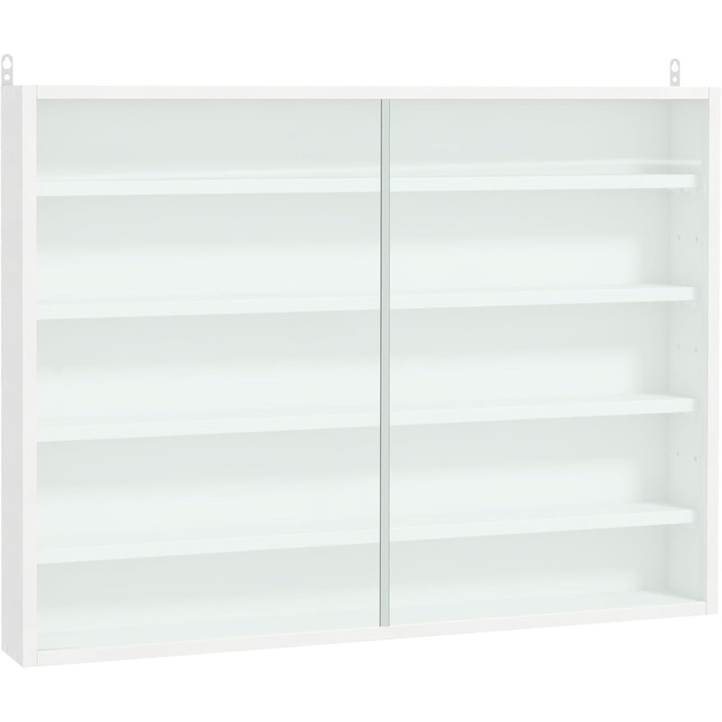 Alyissa 5 Piece Floating Shelf, White