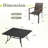 Lavery 8-Person Square Patio Dining Set With PE Wicker Chairs-1442164818