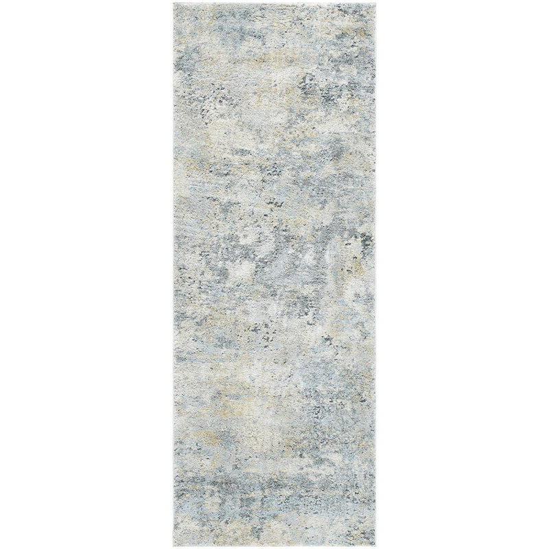 Amaurion Modern Machine Woven Area Rug, Runner 2'8" x 7'3"