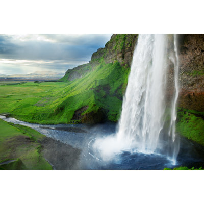 Waterfall by JulPo - Wrapped Canvas Print