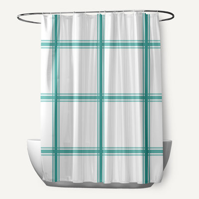 Lumri Geometric Shower Curtain