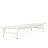 2 Chaise Lounge Outdoor In White Color - Nylon Mesh, Aluminum Frame, Hand-crafted, Assembly Lounges Handmade (2 Units