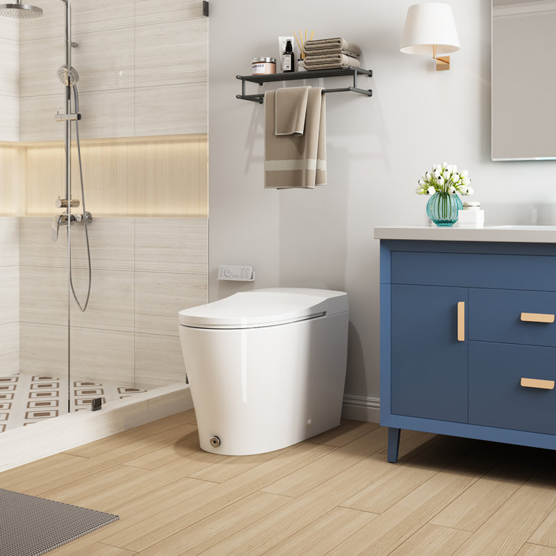 Verdant Luxury Smart Bidet Toilet – Auto Open/Close, Heated Seat,  No Water Pressure Limit, Deodorizing