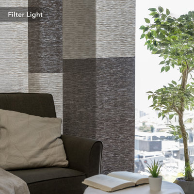 Sharmaine Artfully Spun Semi-Sheer Vertical Blind