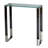 Glendarious 28 " W Glass Top Console Table