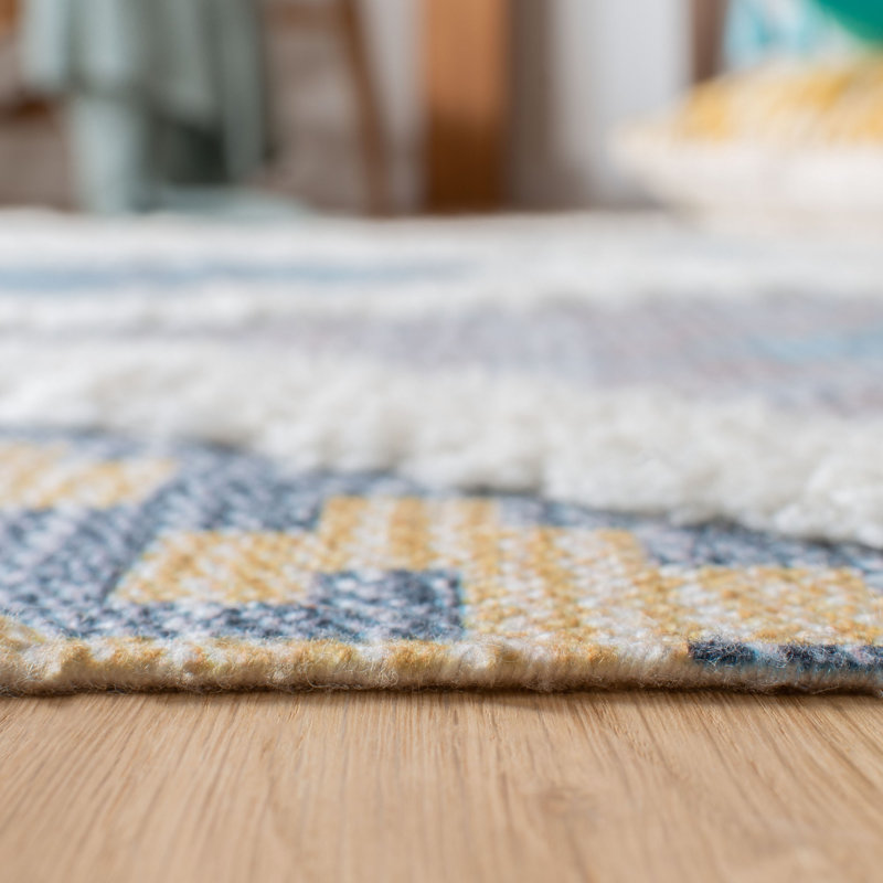 Joppatowne Hand Loomed Wool Southwestern Rug, Rectangle 3' x 5'