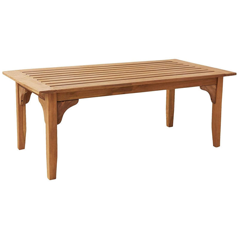 Table basse en teck Summerton, Naturel