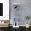 Armoire en verre blanc avec une porte et 4 tablettes - vitrine captivante