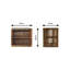 Keokuk 45cm W Solid Wood Bedside Table