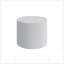 Table basse cylindrique en cuir fritté clair pour mobilier de salon moderne