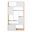 Shuntel 162.8cm H x 90.8cm W Geometric Bookcase-63524194