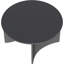 31.5″ Round Coffee Table With Curved Base-125199560